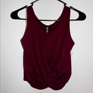 NWT | Cross Front Crop Top